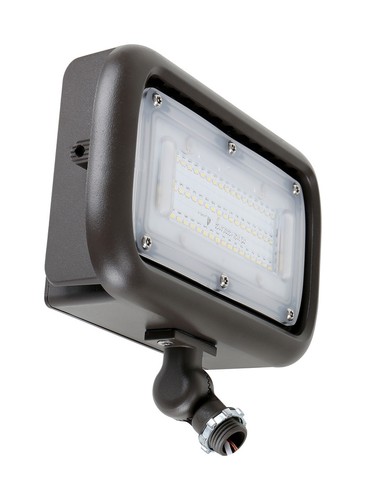 5000 Kelvin 120-277 vol DLC Listed Small LED Flood Light 15 watt 1,500 lumen