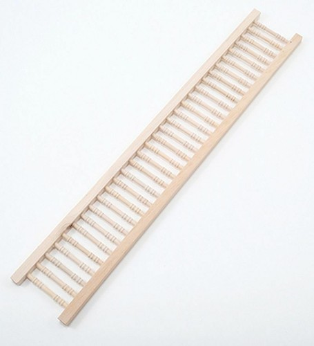 Dollhouse Miniature Porch Railing with Round Rails by Handley House