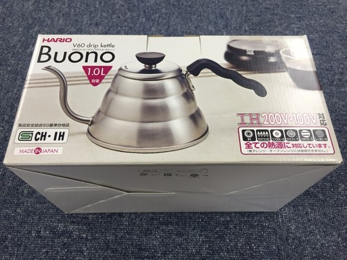 Hario V60 Buono Coffee Drip Kettle 1,000 ml VKB-100HSV VKB-100 MADE IN JAPAN
