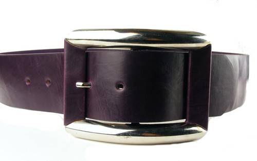 Hüftgürtel Gürtel Taillengürtel Damengürtel violet lila chrom breit HG18