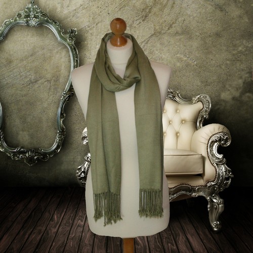 Ladies WIDE Plain Viscose//Rayon Large Maxi Scarf Hijab Shawl Pashmina 233 grams
