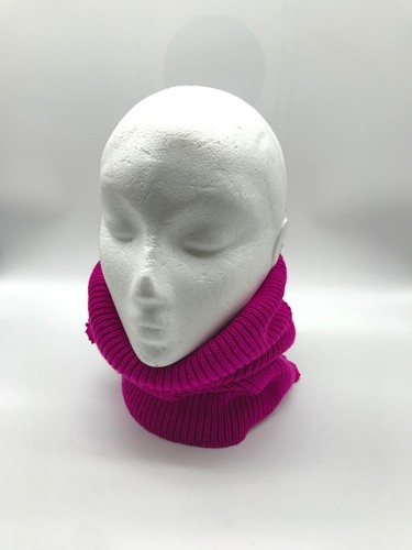 Thermal Knit Neck Warmer /& Face Warmer Snood Winter Cream Black White Pink Blue