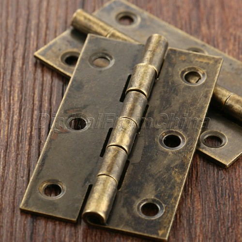 50*28mm Rétro charnière de porte décoratif Bijoux Boîte Cadeau Dollhouse Charnières Hardware