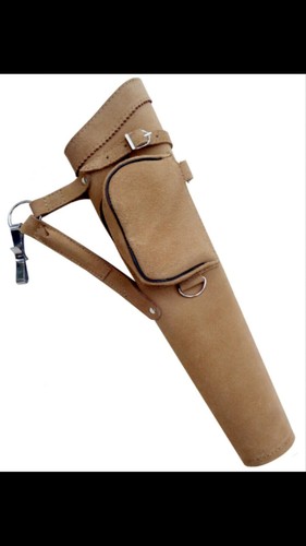 . NEW TRADITIONAL FINE SUEDE TANNED QUIVER ARCHERY PRODUCTS AQ117 Right Hand