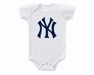 New York NY Yankees Onesie Bodysuit Shirt Logo