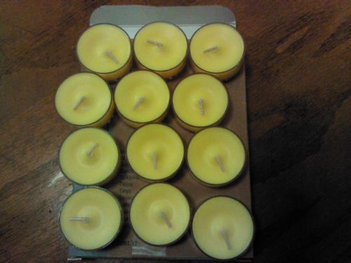 Partylite 1 box GINGER LEMON MERINGUE PIE Tealights NIB