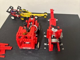 Lego Vintage Technic Lot - 8205 2129 8032 8044 - Used As Is