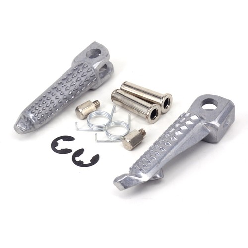 Front Foot Pegs Rests Pedals For Kawasaki Ninja ZX6R ZX 10R Z1000SX KLE650 Z750S
