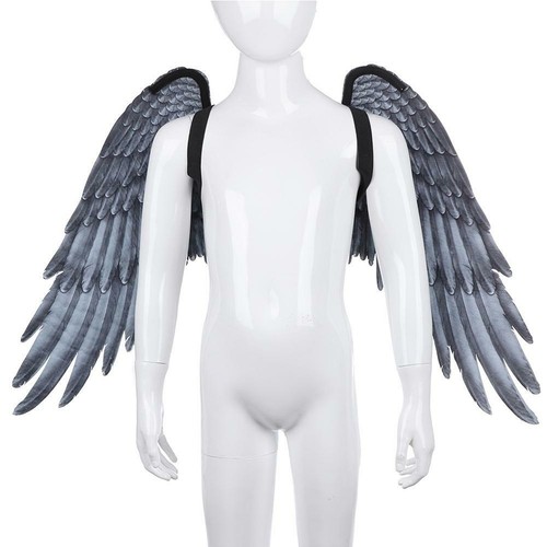 Feather Angel Wings Christmas Halloween Fancy Dress Costume Hen Night Party