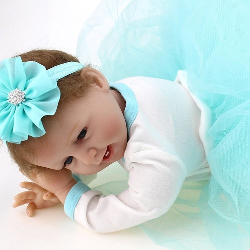 22/' Handmad Twins Reborn Baby Dolls Newborn Babies Vinyl Silicone Doll Xmas Toy