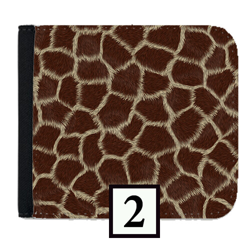 Animal Prints Folding Leather Wallet Mens Purse Boys Funny Animals Kids Skin 87