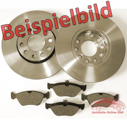 Peugeot 207-Freins Set Avant = 2 DISQUES DE FREIN 4 Garnitures Plaquettes de frein