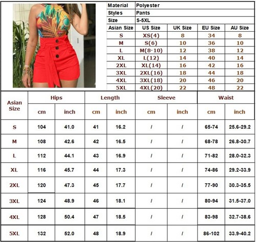 Damen Sommer High Those Shorts Bermudas Lose Kurze Hose Hose Mit Weitem Bein