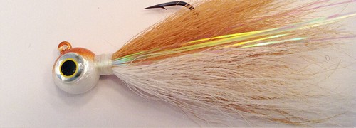 DISCOUNTS-FREE SHIPPING 1 S/&S Big Eye Bucktail Jig 3//4 oz Spot COLOR
