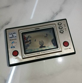 Nintendo Game Watch Popeye PP-23 Wide Screen Game Vintage 1981