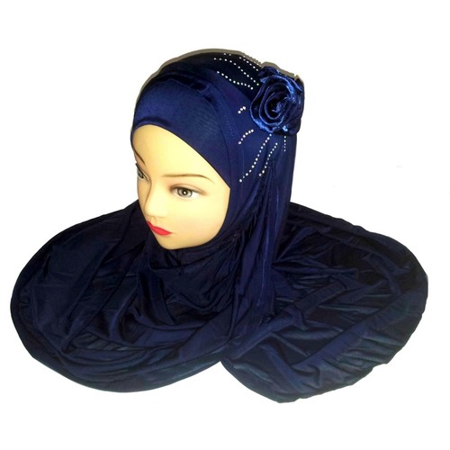 Kopftuch Strass Islam Kopfbedeckung Jadeed Muslima Hijab Tuch Khimar Niqab Rose