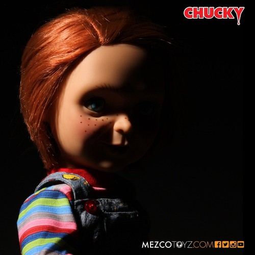 Mezco Toyz Child/'s Play Talking GOOD GUYS chucky 15/" Action Figure Doll 78004