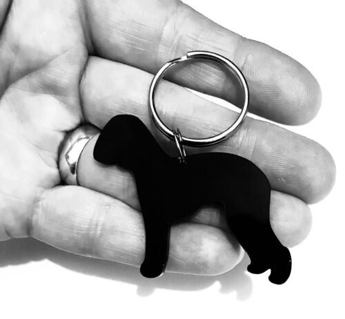 Bedlington Terrier Dog Keyring Keychain Bag Charm Gift