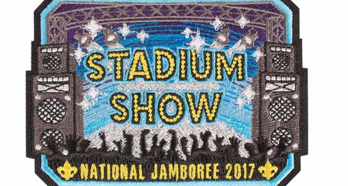 DONALD TRUMP 2017 BOY SCOUT OFFICIAL NATIONAL JAMBOREE STADIUM SHOW PATCH EMBLEM
