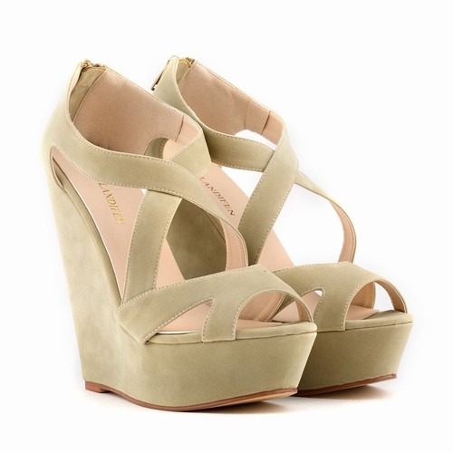 10 Colors Women/'s High Heels Suede Platform Pumps Shoes Wedge Sandals Plus size