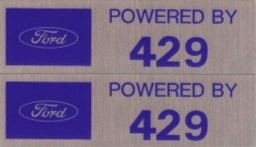 POWERED BY FORD 429 Valve Cover Decals