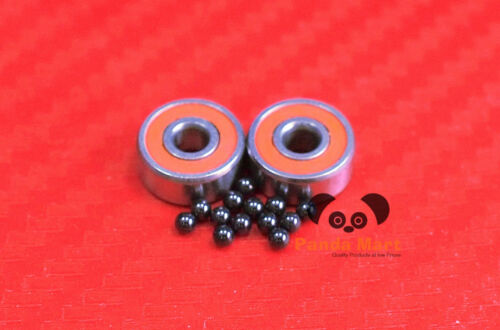 QTY10 SMR126C-2OS LD ABEC-7 HYBRID CERAMIC Orange Spool Bearing 6x12x4 6*12*4