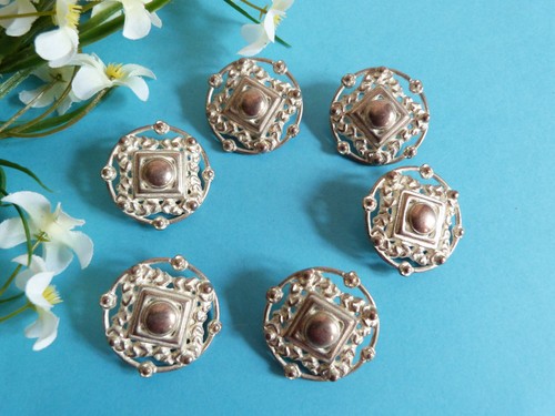 228# SPLENDIDES BOUTONS BIJOUX /" VERSAILLES /" MÉTAL SHABBY CHIC VINTAG