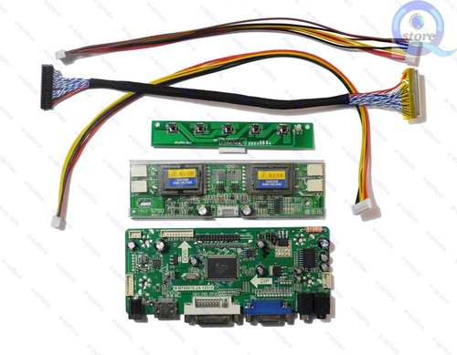 HDMI+DVI+VGA LCD Converter Board Inverter Kit for M220EW01 V2 1680X1050 NT68676