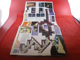 Póster promocional plegable Batman Super Nintendo SNES / NES Nintendo Power