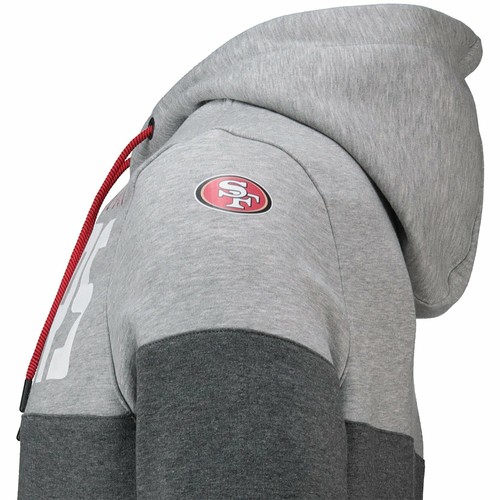 San Francisco 49ers charcoal NFL Cut /& Sew Hoody