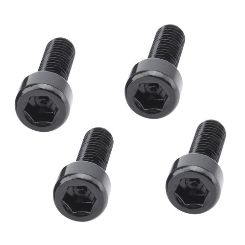 8pcs Alliage Vis Douille pour Porte-bidon Vélo Support Cage Rouge,Noir
