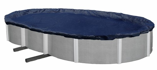 Blue Wave Bronze 8-Year 18-ft x 34-ft Oval Above Ground Pool Winter Cover