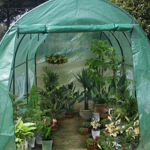 15x7x7′ Portable Greenhouse Large Walk-in Plant Flower Garden House 20′x10′x7′