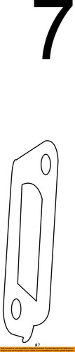 GM OEM Emission-Egr Pipe Gasket 98065523