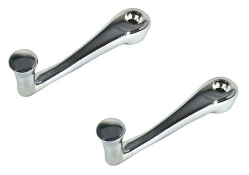 2 x Heavy Duty Chrome Window Crank Handle Fits Peterbilt 320 330 367 387 388 365