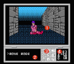 Famicom Shadow Brain Role-playing Video game software with VHS set Japanese USED