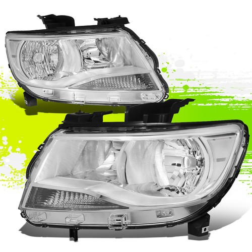 CHROME HOUSING CLEAR CORNER HEADLIGHT FOR 15-17 COLORADO PASSENGER/&DRIVER SIDE