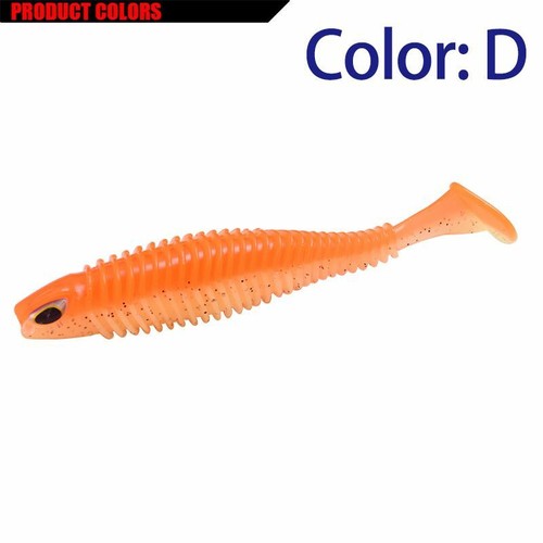 Soft Lure Silicone Pesca Tackle Artificial Bait Vivid Fishing Wobblers