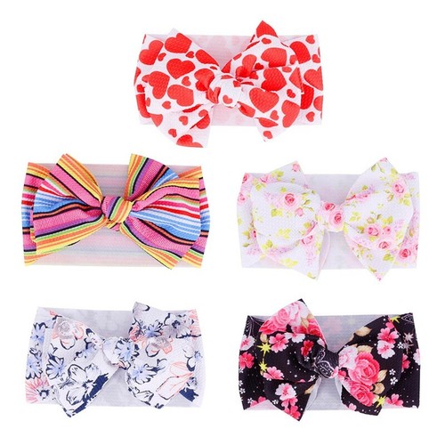 Baby Girl Hair Band Big Bow Headband Turban Knot Hair Accessory Head Wrap SStvo