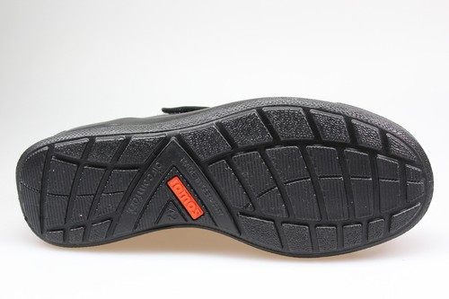 Jomos Slipper mit Klettverschluss /"MAN LIFE/" schwarz 419206
