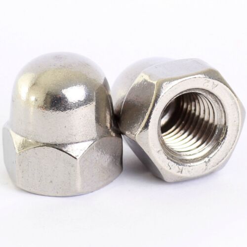 M4 DOME NUTS A2 STAINLESS STEEL 10 PACK 