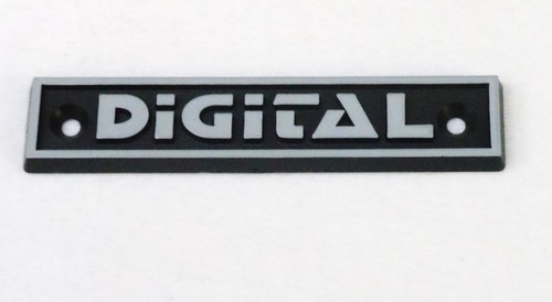 NOS Guitar Amp Emblem Platic Digital Logo