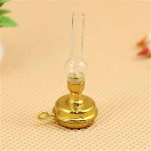 1:12 Dollhouse Miniature Traditional Oil Light Kerosene Lamp Kerosene Burner \