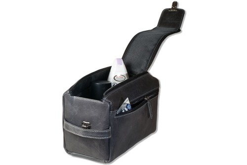 Woodland ® Grande cuir CULTURE sac en cuir naturel dans Anthracite