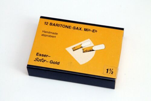 tenor bariton Esser Solo Steuer Sax Reeds //Saxophon Blätter 12Stk// sopran alt