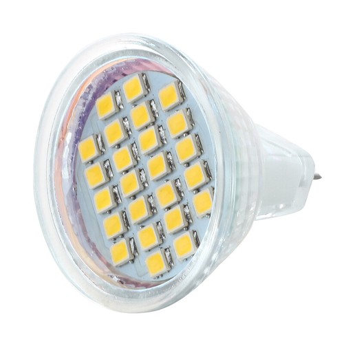 MR11 24 3528 SMD LED Lampe Spot Strahler Leuchtmittel Warmweiss 12V K5E7 VG
