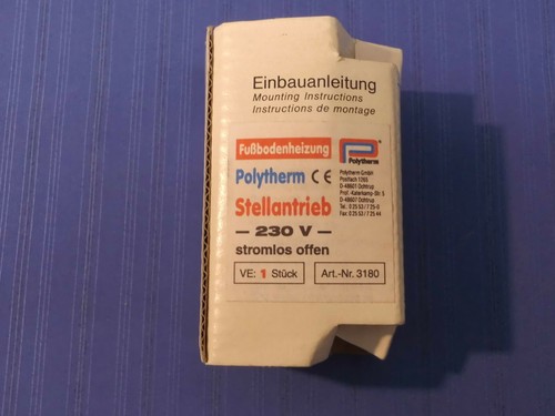 M28x1,5mm AN550-Polytherm Thermischer Stellantrieb 230 V Nr 3180 stromlos offen