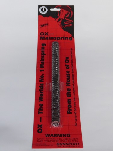 OX ressort No.1 Airgun remplacement Air Rifle Spring OX Rouge