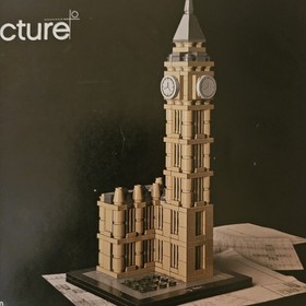 LEGO Architecture 21013 Big Ben Instruction Manual ONLY 2012 Booklet (P1