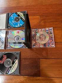 Lot of (6) Japanese Sega Saturn Import Games - Evangelion, Virtua Fighter, etc.